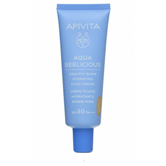 APIVITA AQUA BEELICIOUS CREME FLUIDE SPPF 30 TINTED