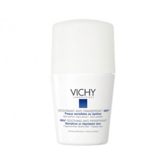 Vichy Deodorant Roll On 48ωρη Αποσμητική Φροντίδα για Ευαίσθητο Δέρμα