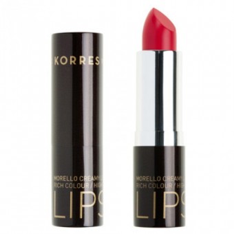 Korres Morello Creamy Lipstick 3.5ml Ν.21 Έντονο Ροζ Κραγιόν