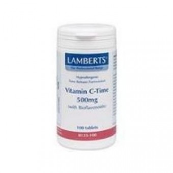 Lamberts vitamin C time release 500mg (100 tabs)