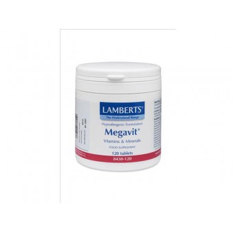 Lamberts Megavit (120tabs) ισχυρή πολυβιταμινούχος φόρμουλα