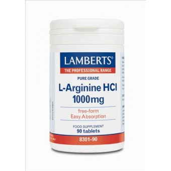 Lamberts L-Arginine 1000mg (90caps)