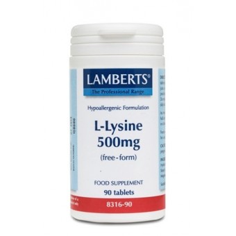 Lamberts L-Lysine 500mg (90tabs)