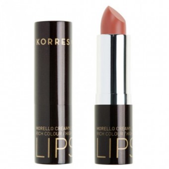 Korres Morello Creamy Lipstick 3.5ml Ν.03 Ζεστό Μπεζ Κραγιόν